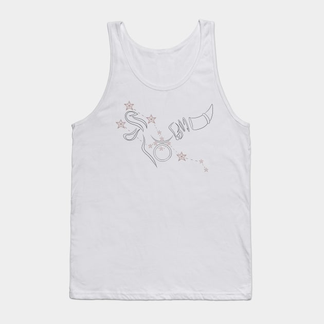 Zodiac sign Taurus Tank Top by ZedWolf